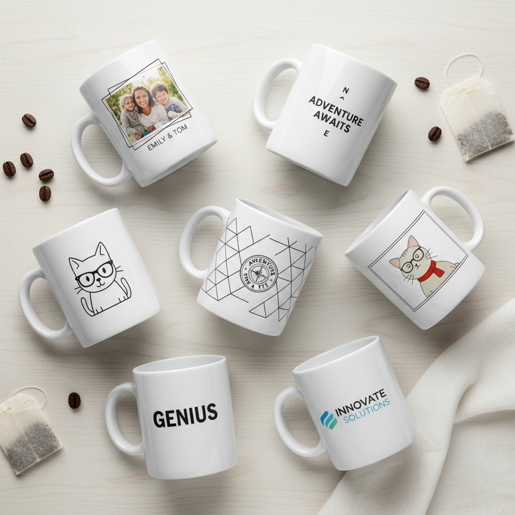 White Sublimation Mugs 11oz Premium Grade | Blank Ceramic for Custom Printing SA