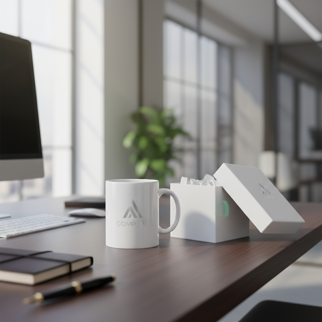 Premium mug with luxury gift box