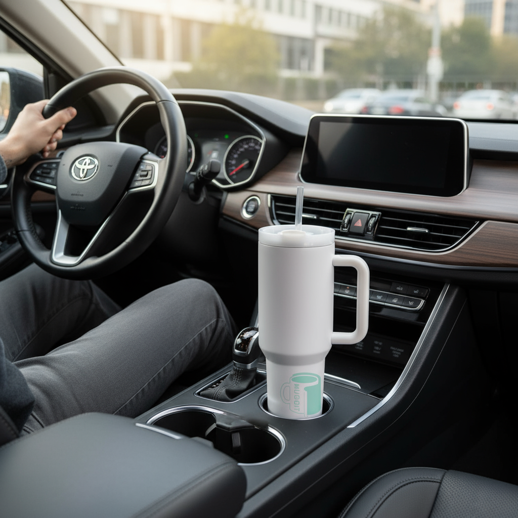 Cup holder all-day hydration