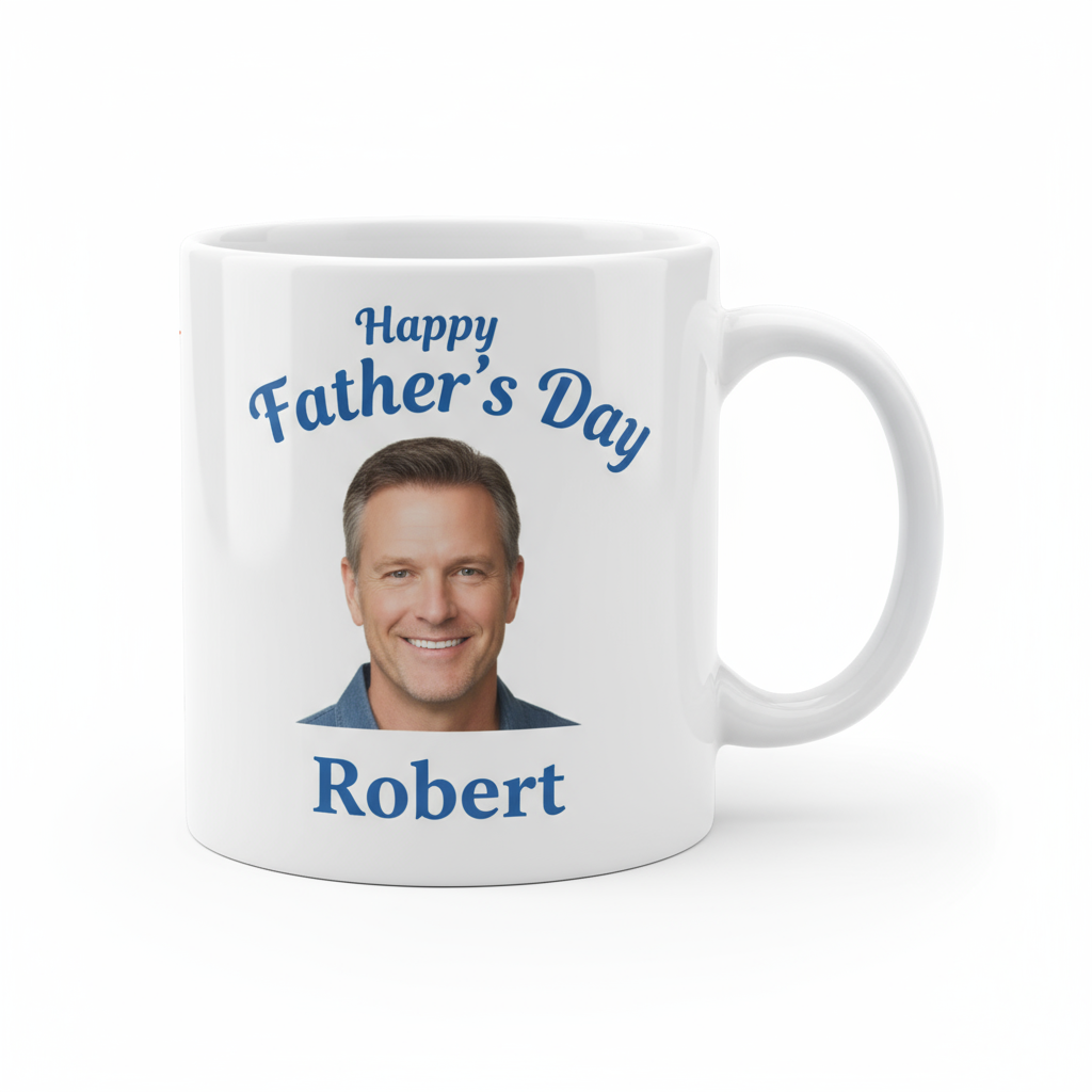 Father's Day Coffee Mugs 11oz | Custom Photo & Name Printing | Dad Gifts SA