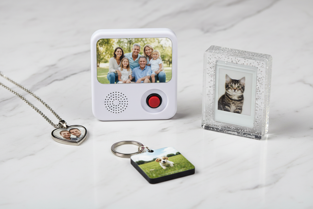 Musical Magnet Heart Necklace Snow Globe Keychain Bundle - All Items