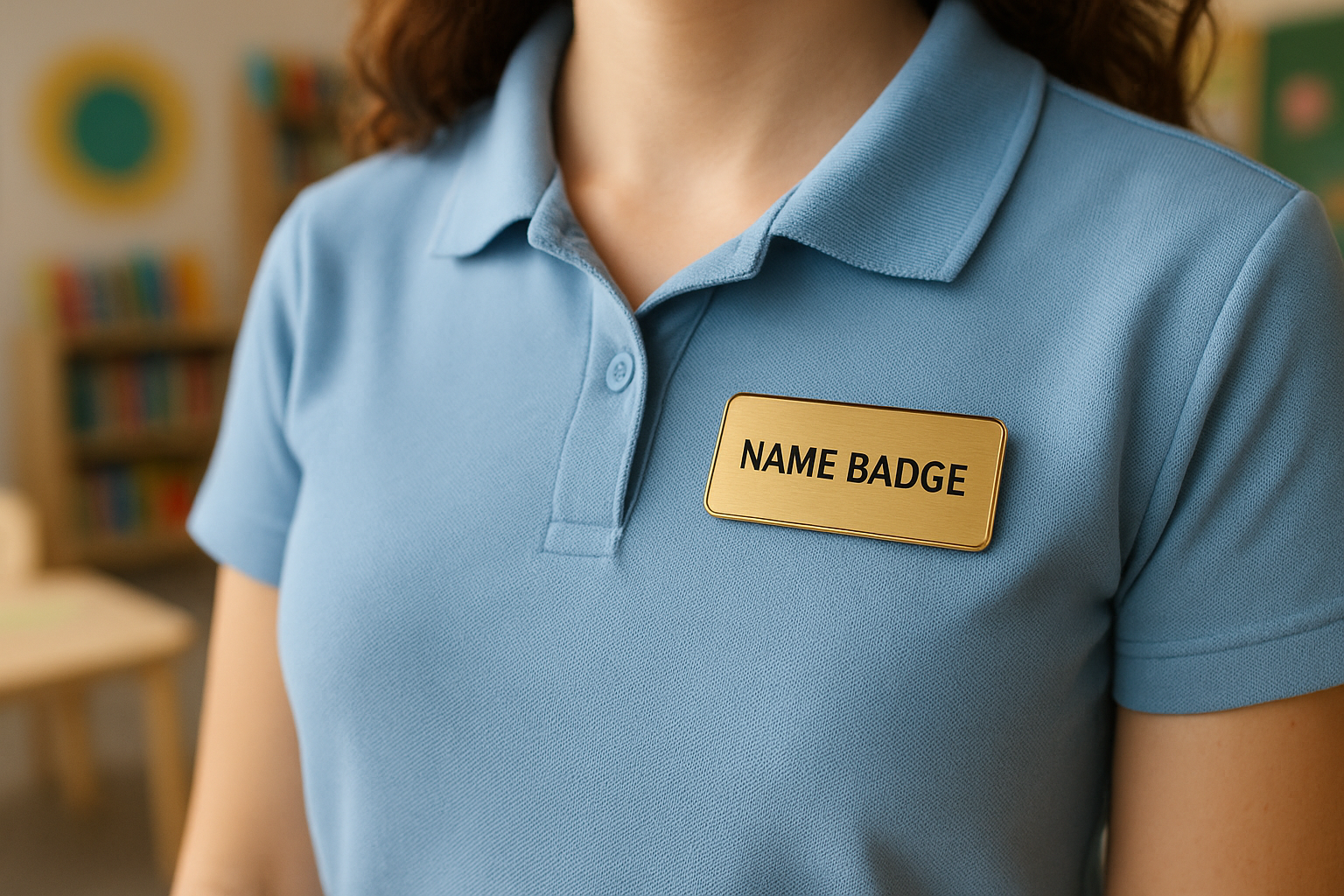 Education Daycare Staff Badge