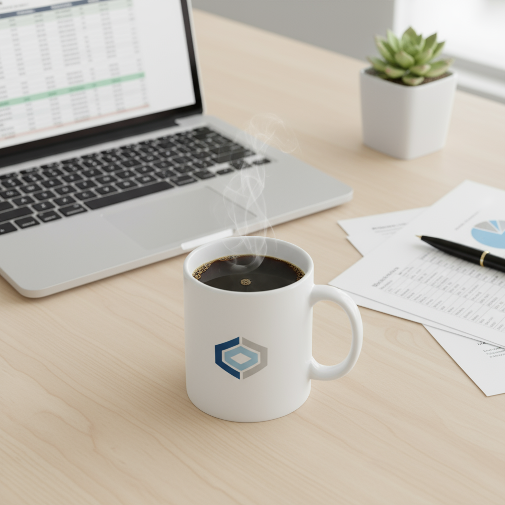 Lifestyle workspace shot