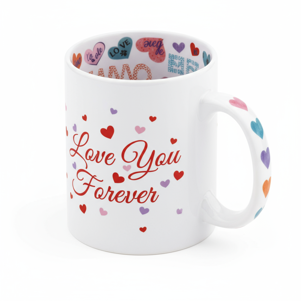 Valentine's Day Coffee Mugs 11oz | Custom Photo & Love Message | Romantic Gifts SA