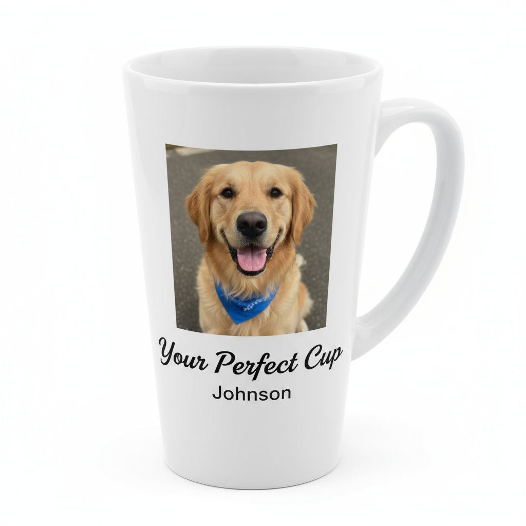 17oz Cone Coffee Mugs | Extra Large Custom Photo & Name Printing | Jumbo Gifts SA