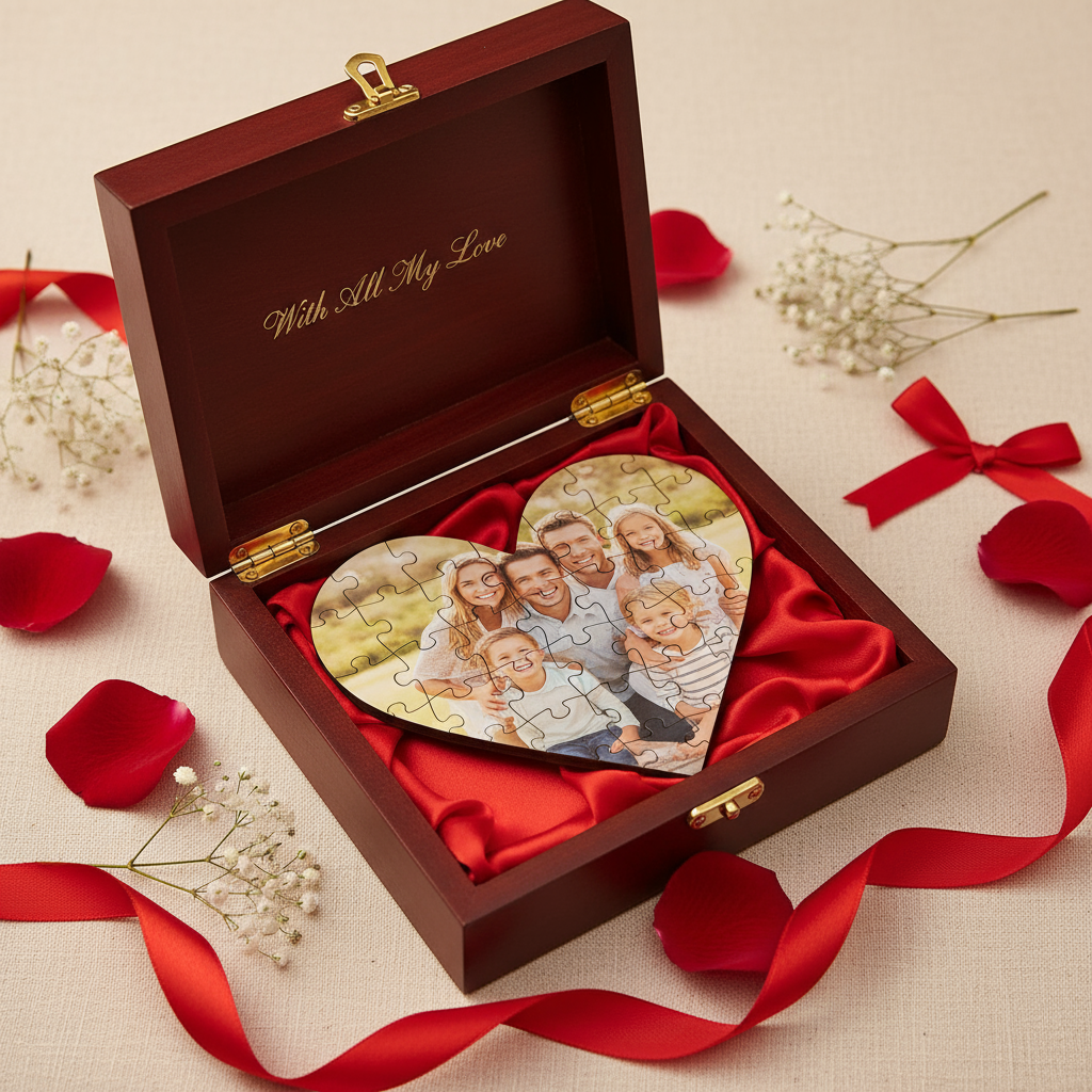 Gift-ready packaging family photo