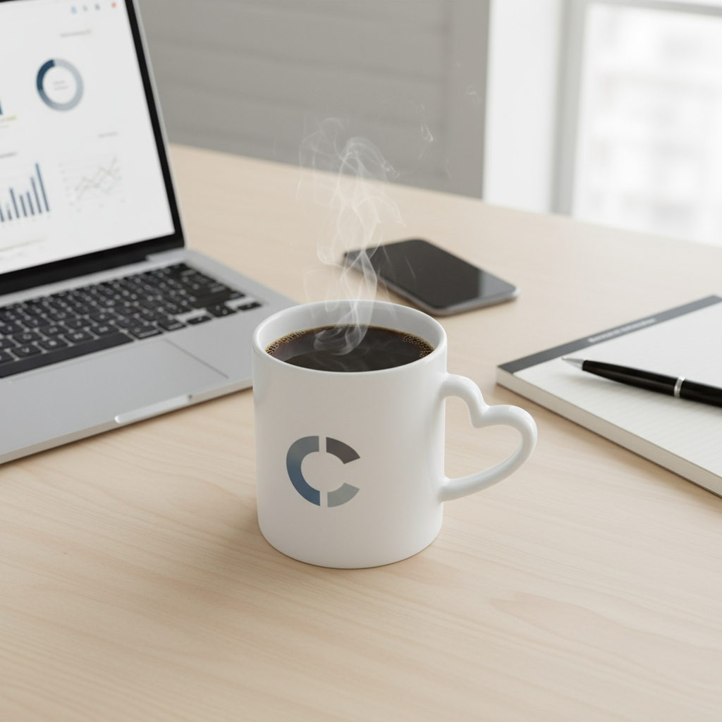 Lifestyle shot with workspace