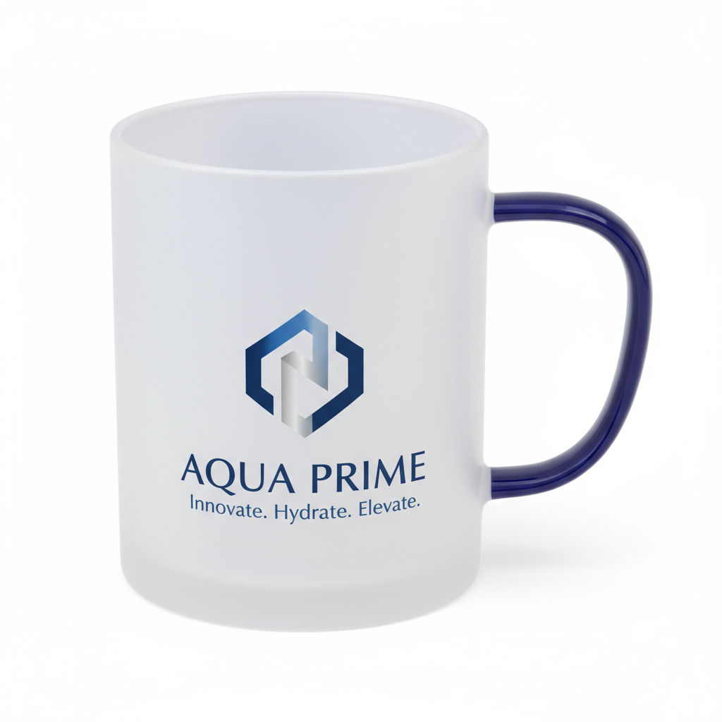 Custom Frosted Glass Mugs 13oz - Personalized Corporate & Wedding Drinkware | Elegant Matte Finish | Made in South Africa