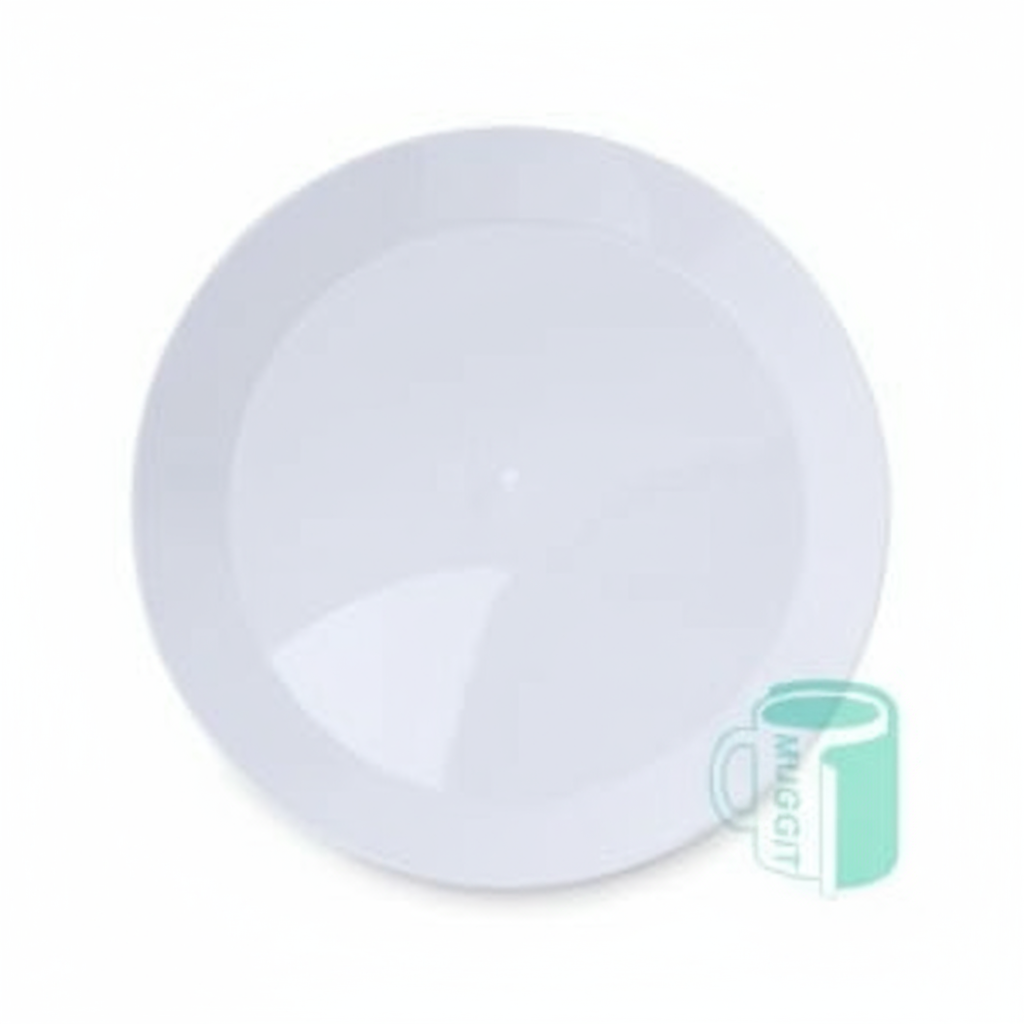 Professional top view of polymer kids plate