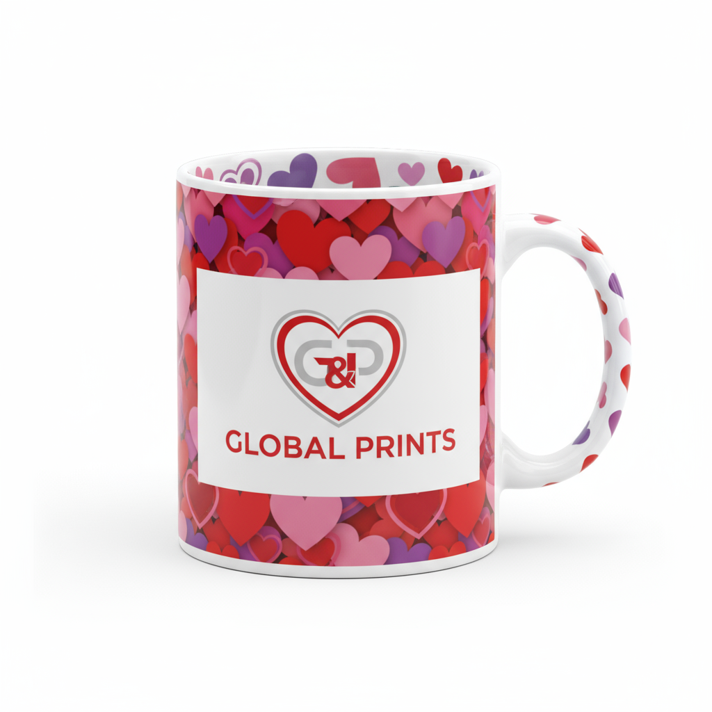 Valentine's Day Coffee Mugs 11oz | Custom Photo & Love Message | Romantic Gifts SA