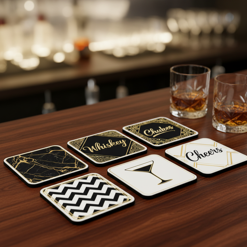 Bar Collection - Black & Gold Luxury Set