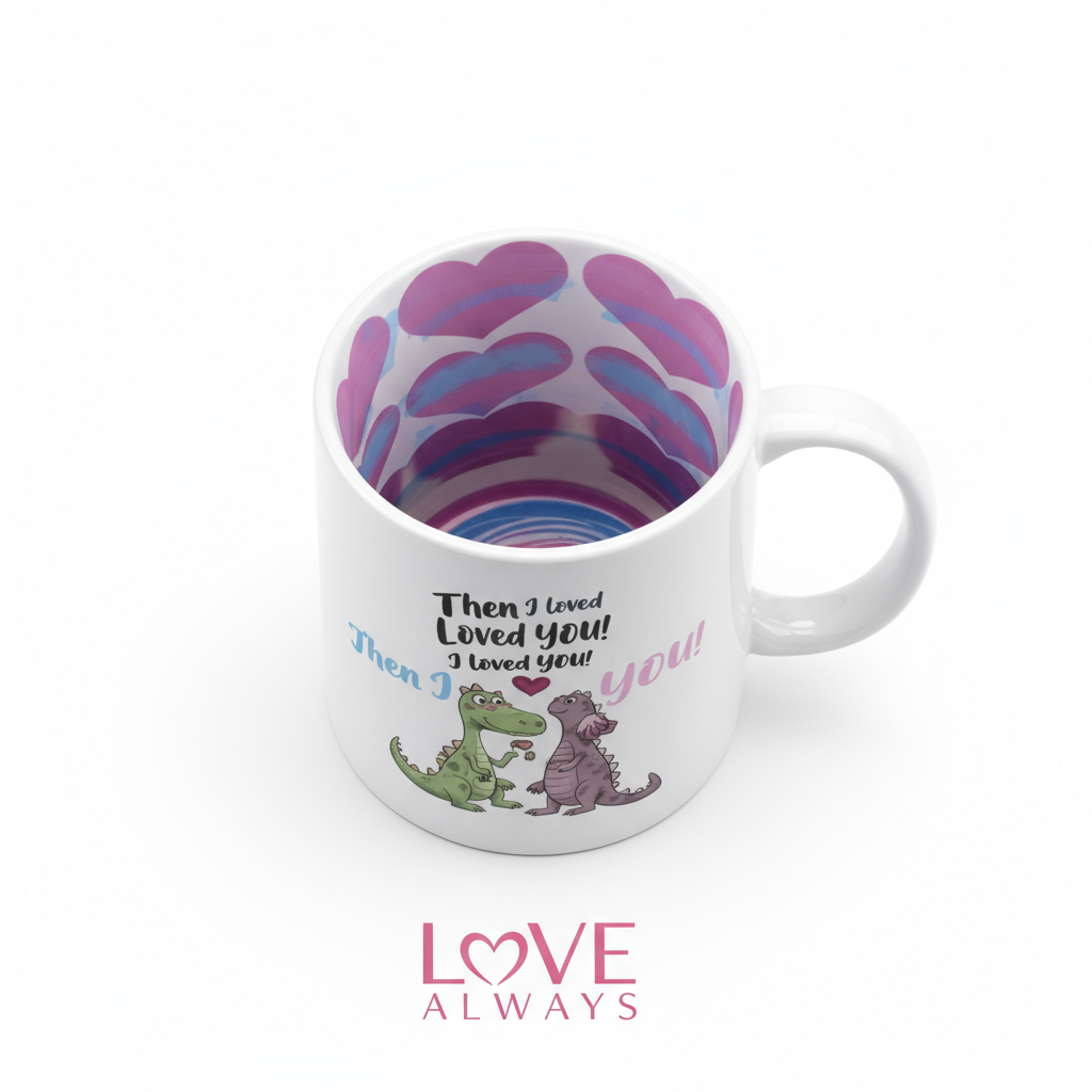 'I Love You' Coffee Mugs 11oz | Custom Photo & Name Printing | Romantic Gifts SA