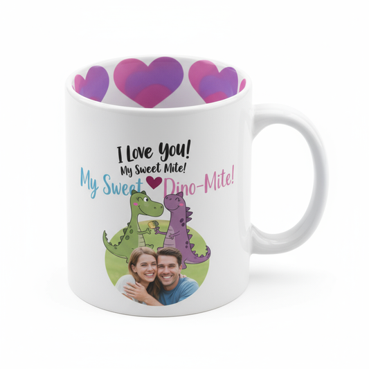 'I Love You' Coffee Mugs 11oz | Custom Photo & Name Printing | Romantic Gifts SA