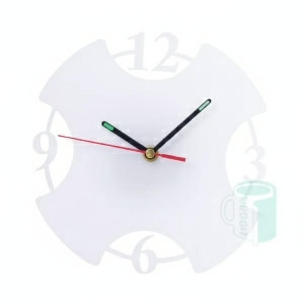 Professional front view of decorative wall clock