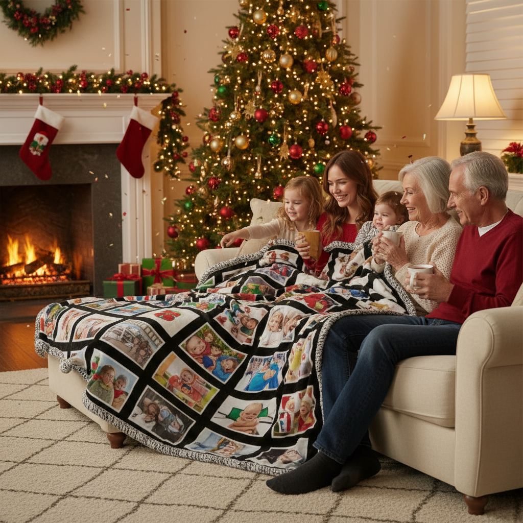 Memory Blanket - Holiday Family Gathering