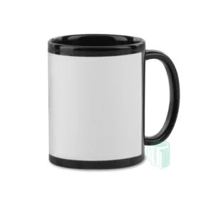 Black Patch Coffee Mugs 11oz | Custom Photo & Name Printing | Premium Gifts SA