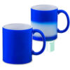 Personalized Glossy Blue Magic Mug - Custom Photo & Name - 11oz Color-Changing