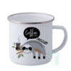 8x8cm Econo Enamel Mug | Budget-Friendly Bulk Orders | Custom Logo Printing SA