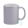 Silver Glitter Coffee Mugs 11oz | Custom Photo & Name Printing | Elegant Gifts SA