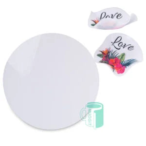 Custom Sublimation Plate Circle 20cm - Personalized Photo Kids Snack Bowl | Double-Sided, Food-Safe | Daycare, Gifts & Home | Made in South Africa