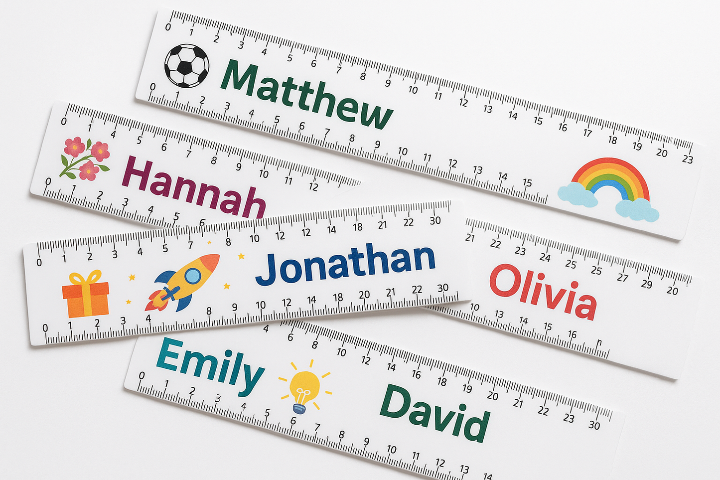 Multiple Personalized Rulers Display