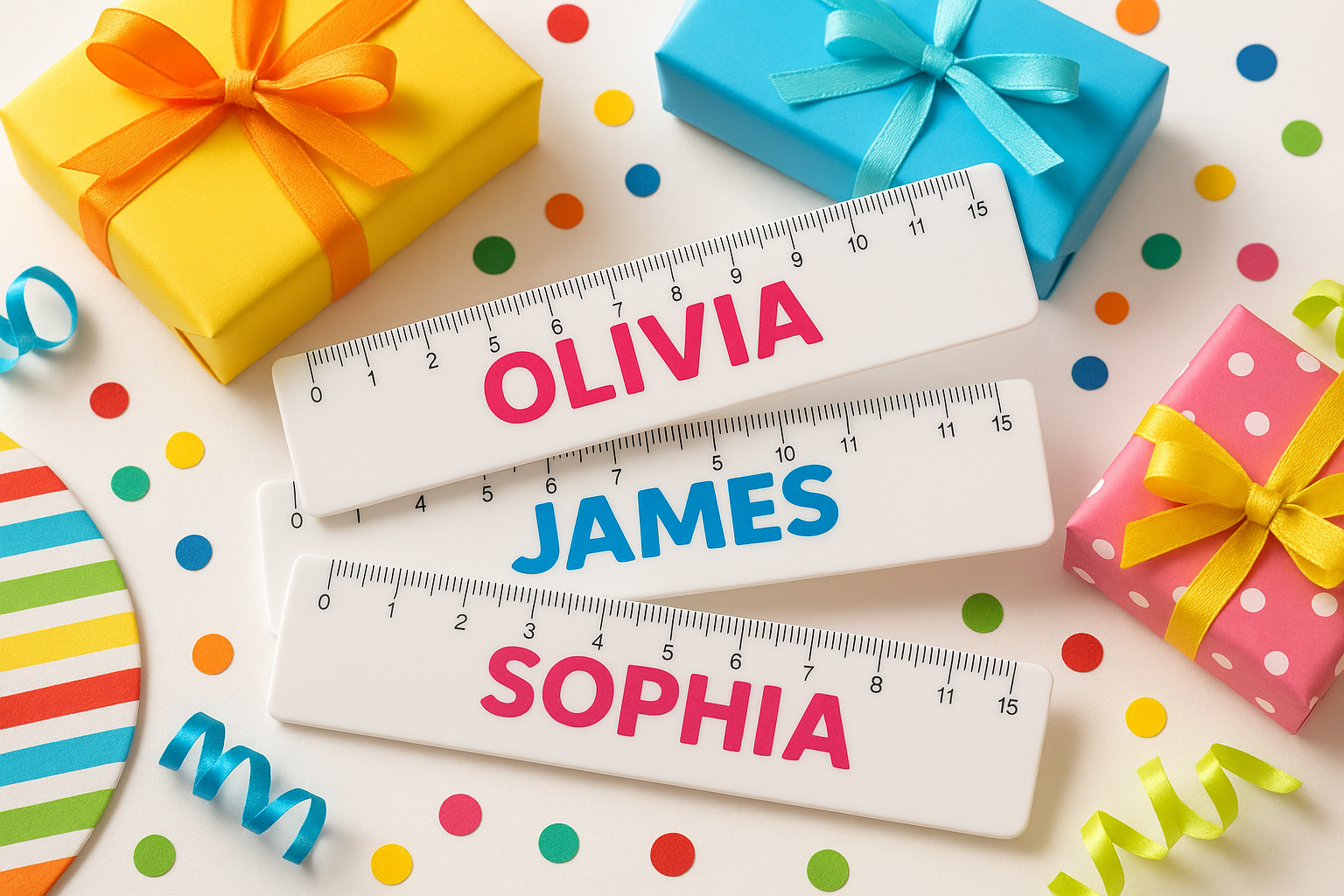 Personalized Rulers as Gifts for Kids