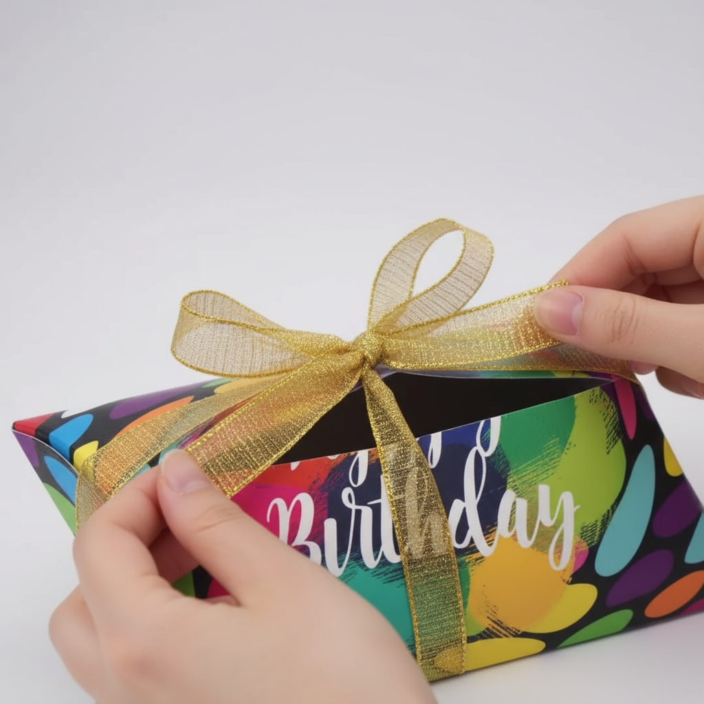 Puzzle Gift Box Close-Up