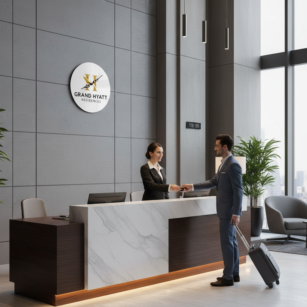 Restaurant/hotel reception