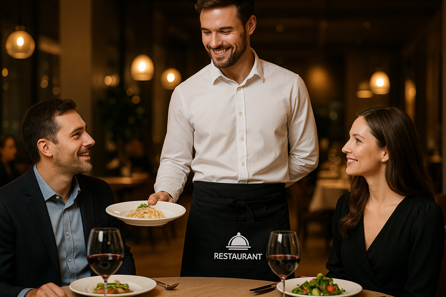 Restaurant Waiter Waist Apron