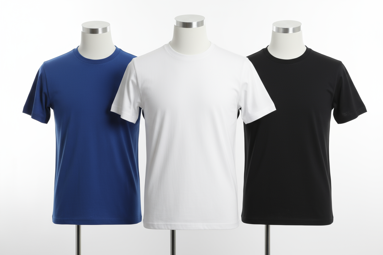 Royal Blue, White and Black T-Shirts