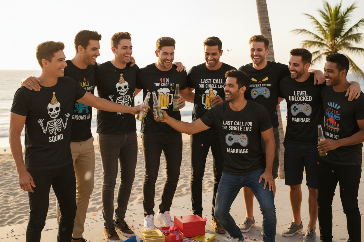 S M L Bachelor Party Group